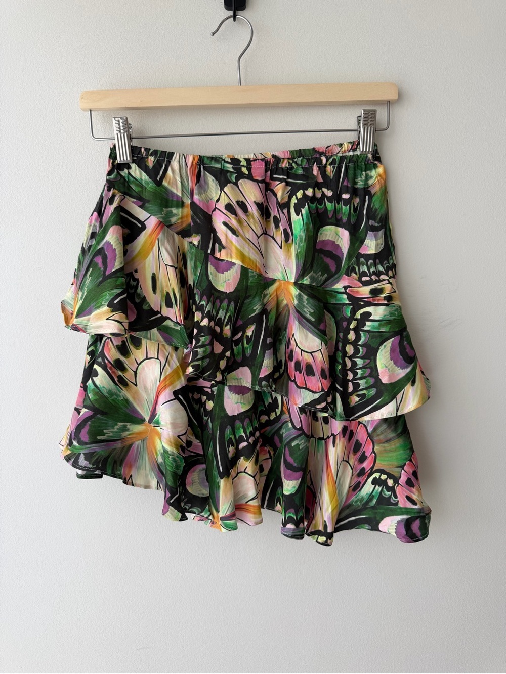 Farm Rio Asymmetric Ruffle Mini Skirt NWT - Picture 5 of 6